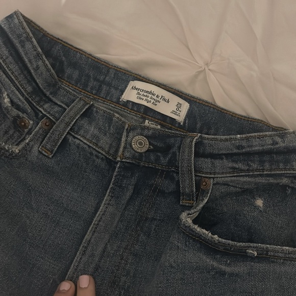NWOT abercrombie jeans ultra high rise curve love - Picture 5 of 5